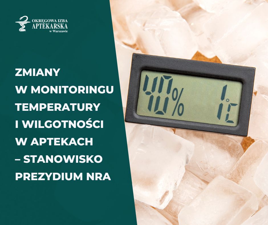 Monitoring temperatury i wilgotności w aptekach